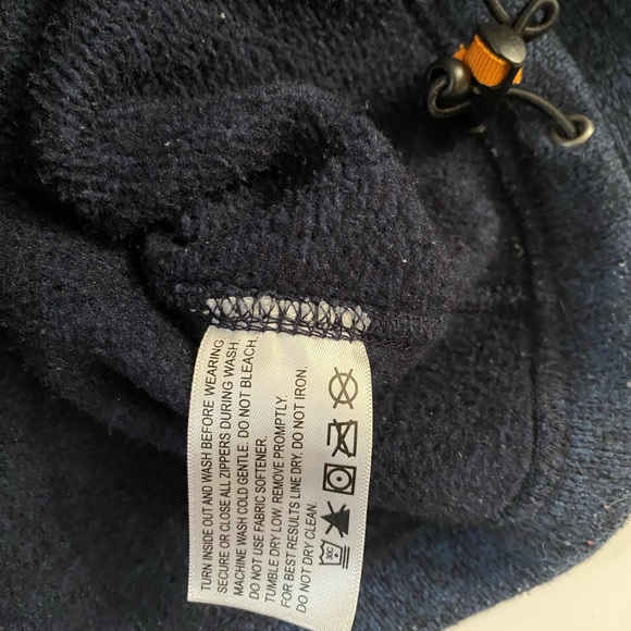 Orvis Vest Men Medium Blue Classic Fleece Full Zip Fly Fishing Zip Golf Pocket - Picture 11 of 11